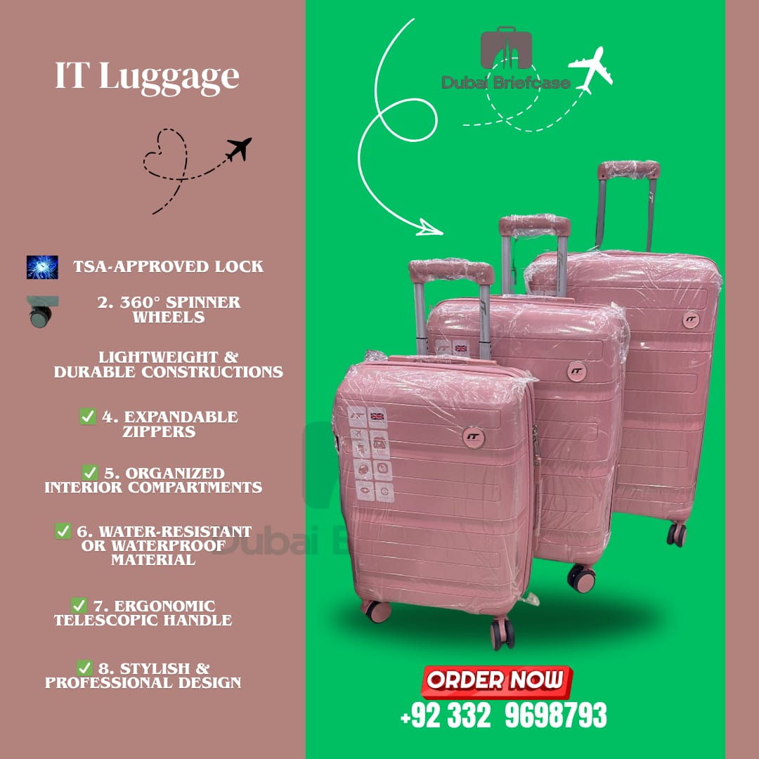 IT Luggage Light Strung Durable Hardshell Spinner Suitcase with 3 Year Warranty